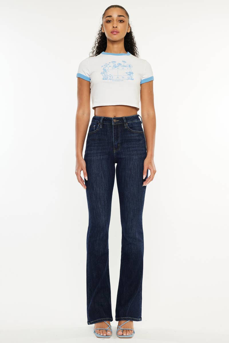OPEN PACK HIGH RISE BOOTCUT JEANS