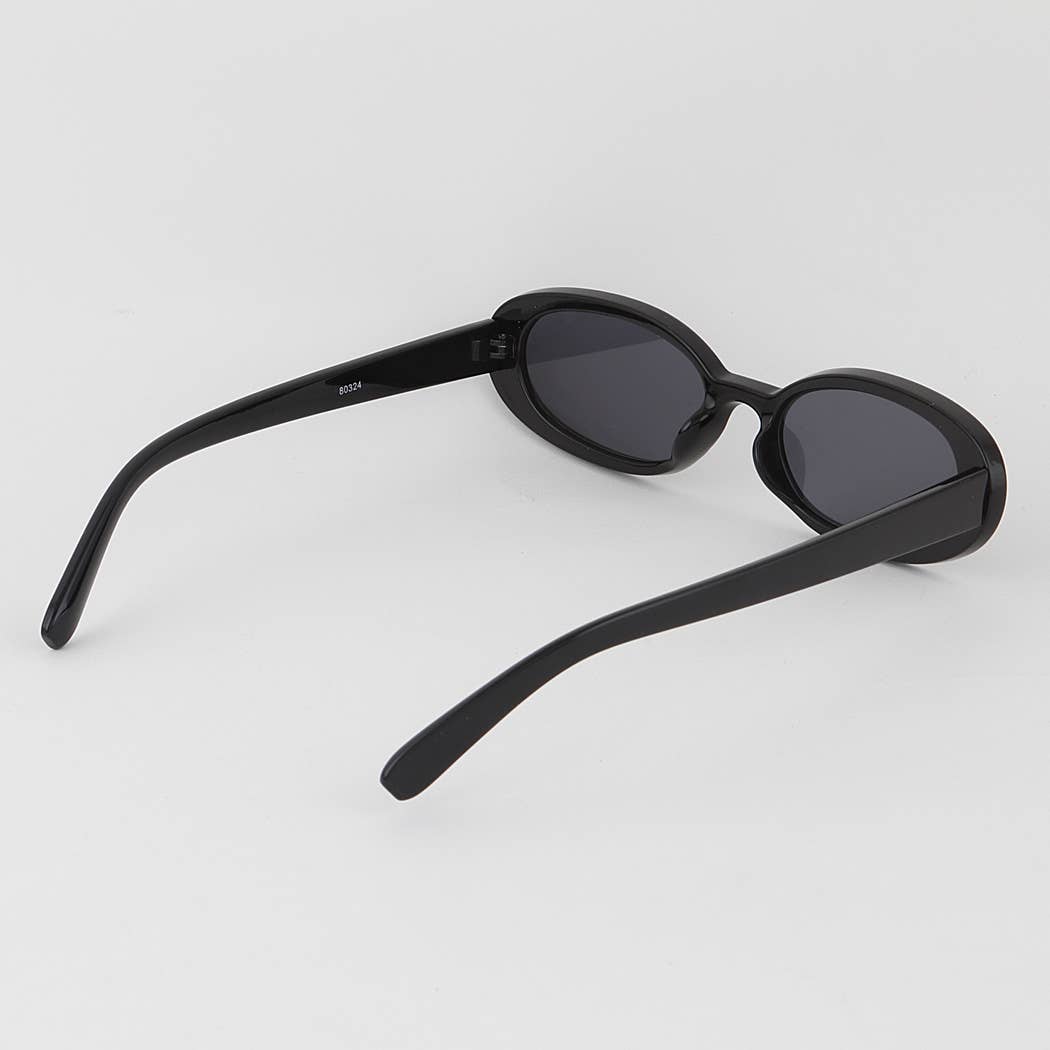 Classic Oval Tinted Sunglasses