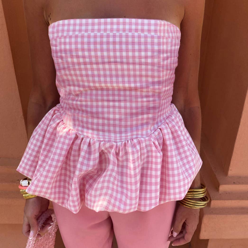 Naomi Gingham top