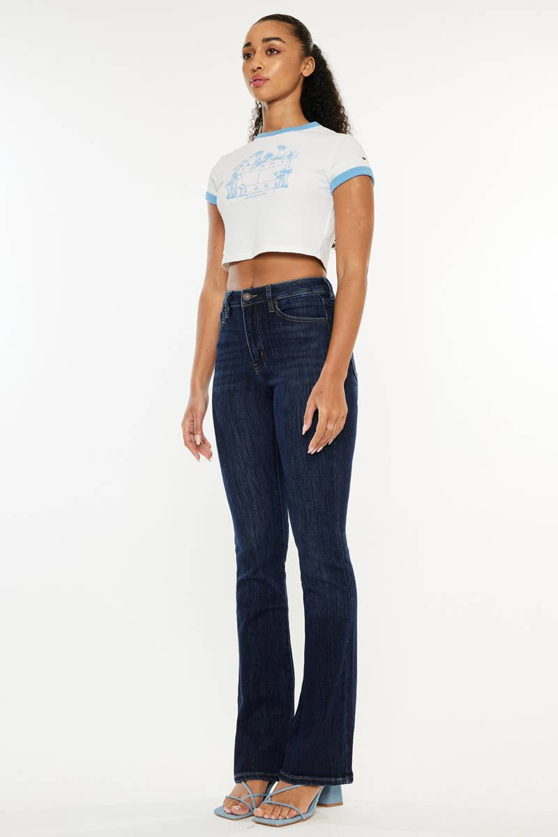 OPEN PACK HIGH RISE BOOTCUT JEANS