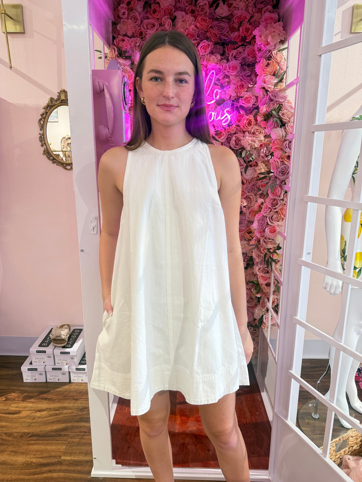 Gracie linen dress