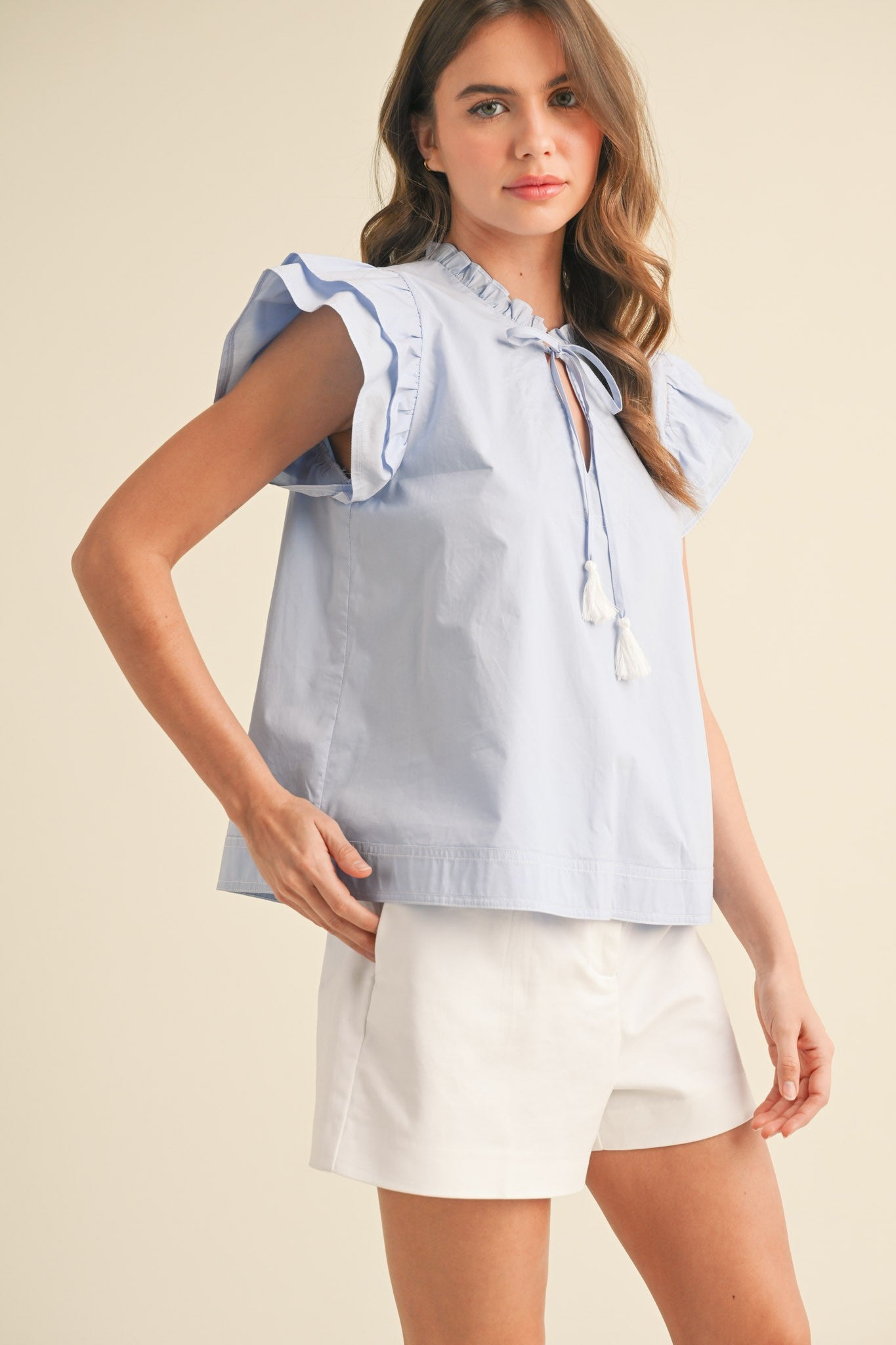 Karly ruffle top