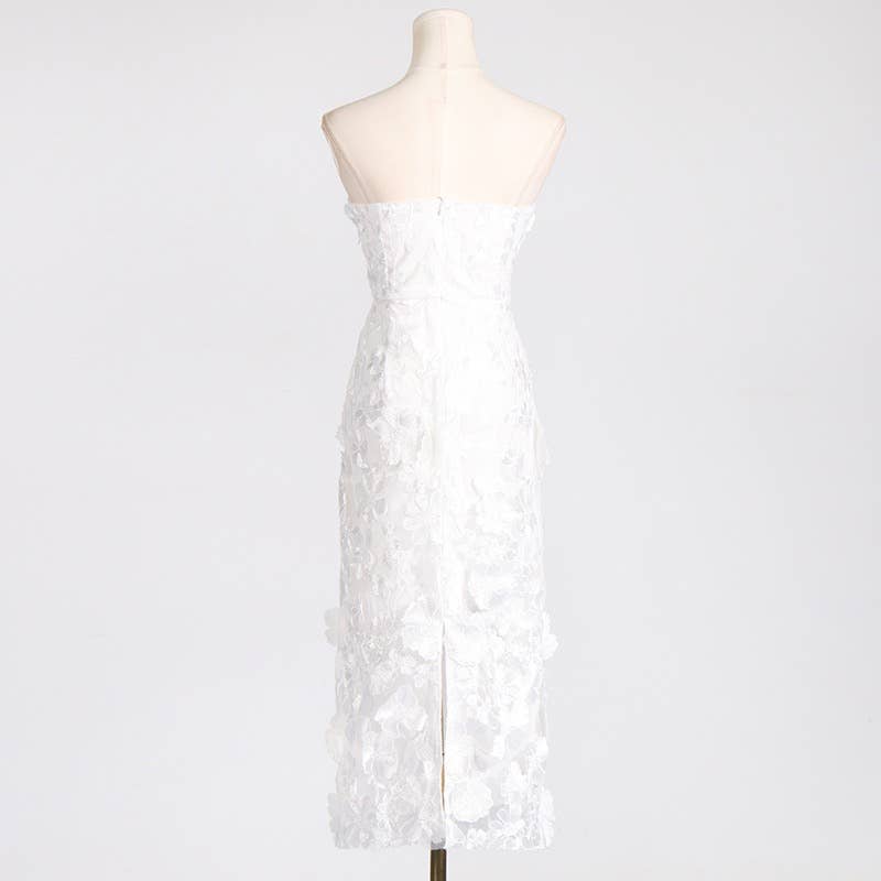 Stella Floral Embroidered Midi Dress