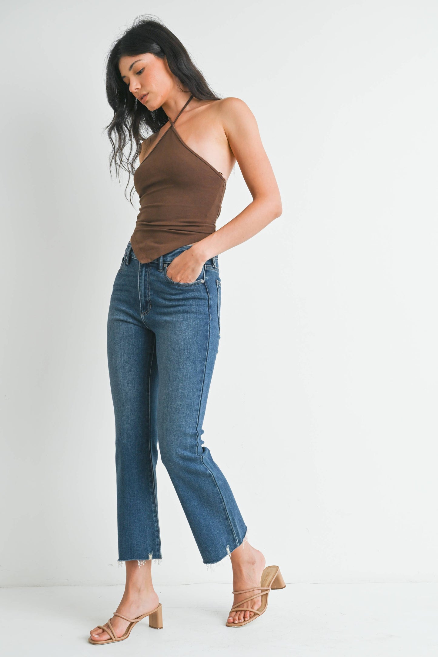 Brenda Distressed Hem Denim