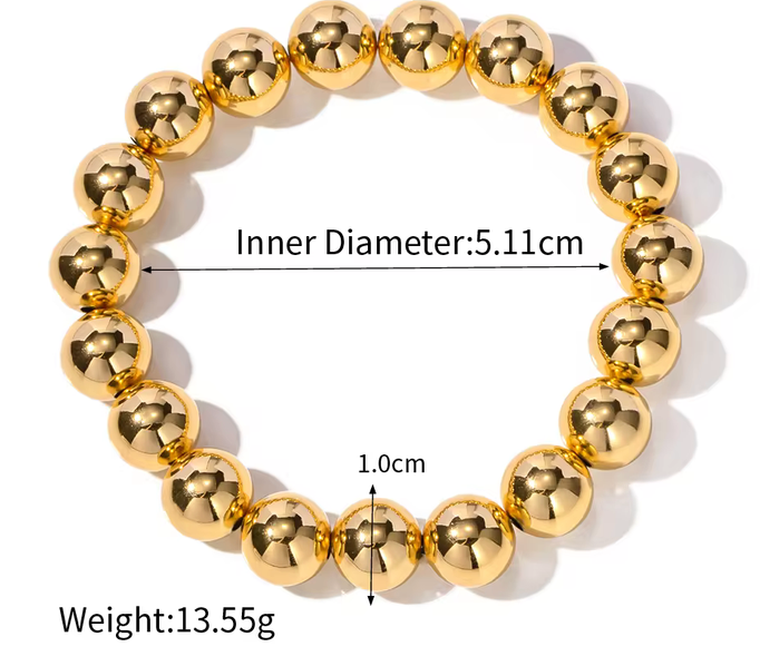 Gold bead stack