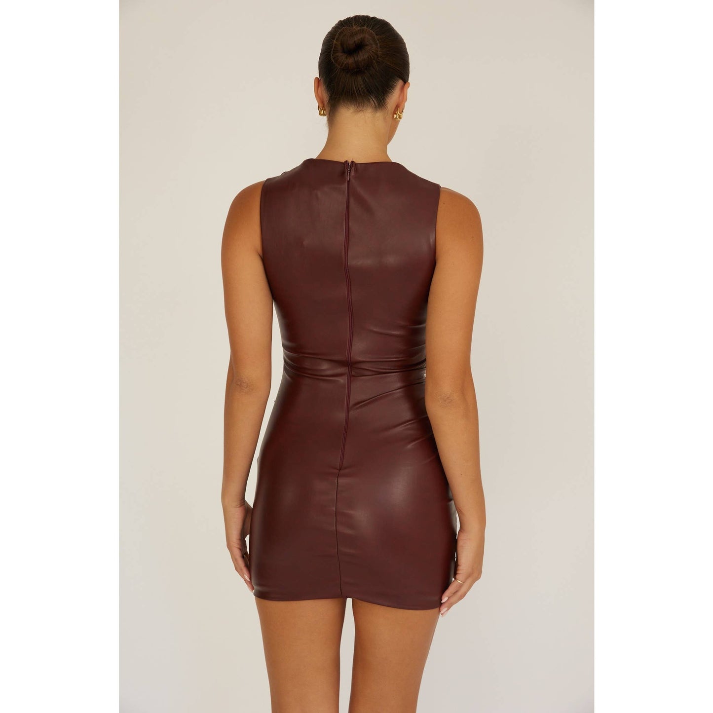 Kourtney Leather Dress