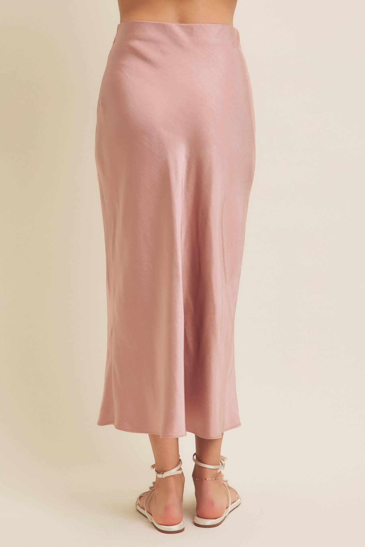 Victoria satin skirt