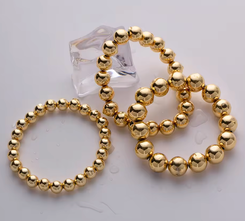 Gold bead stack