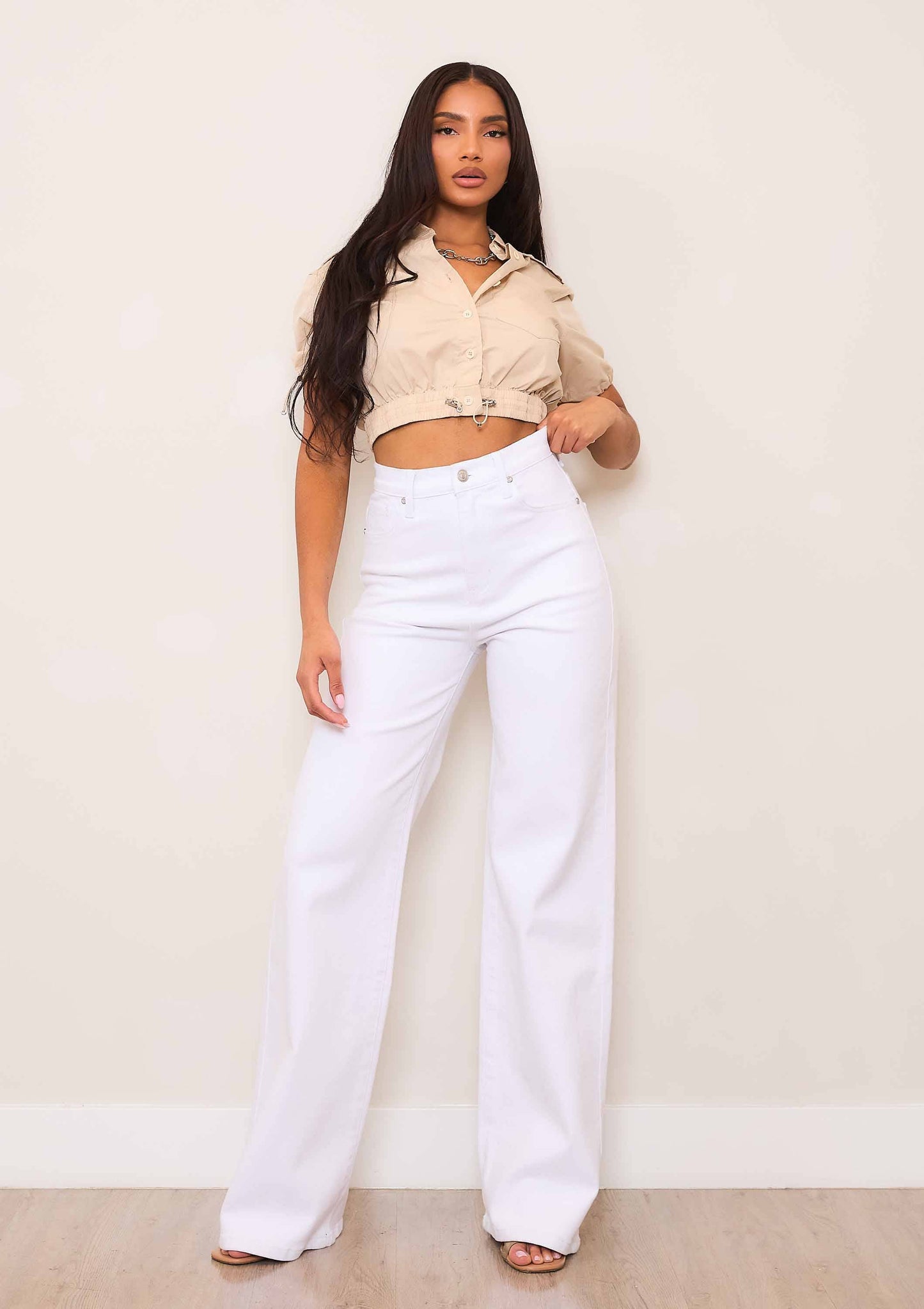 TESSA WHITE LEG JEANS