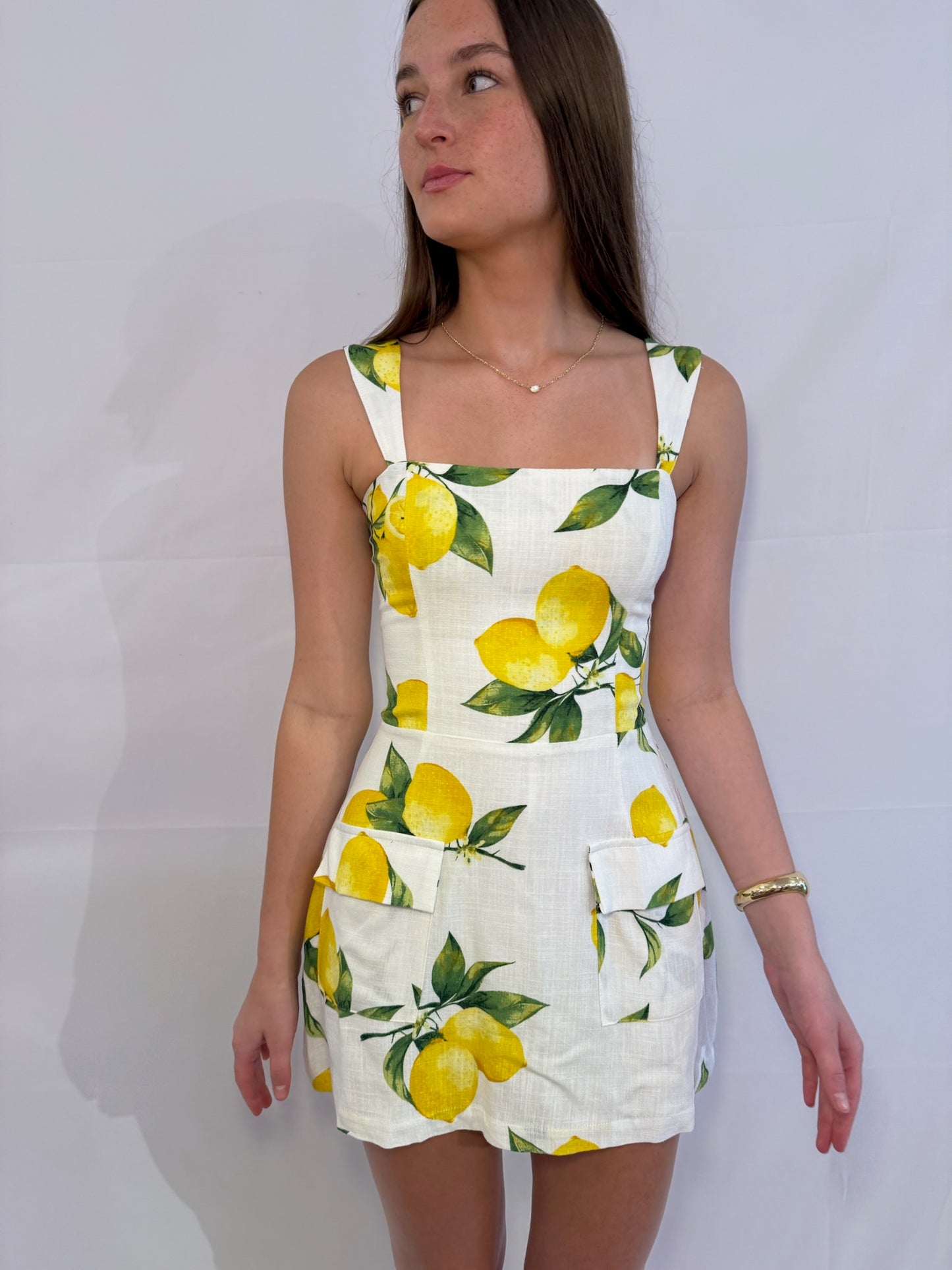 Melanie lemon dress