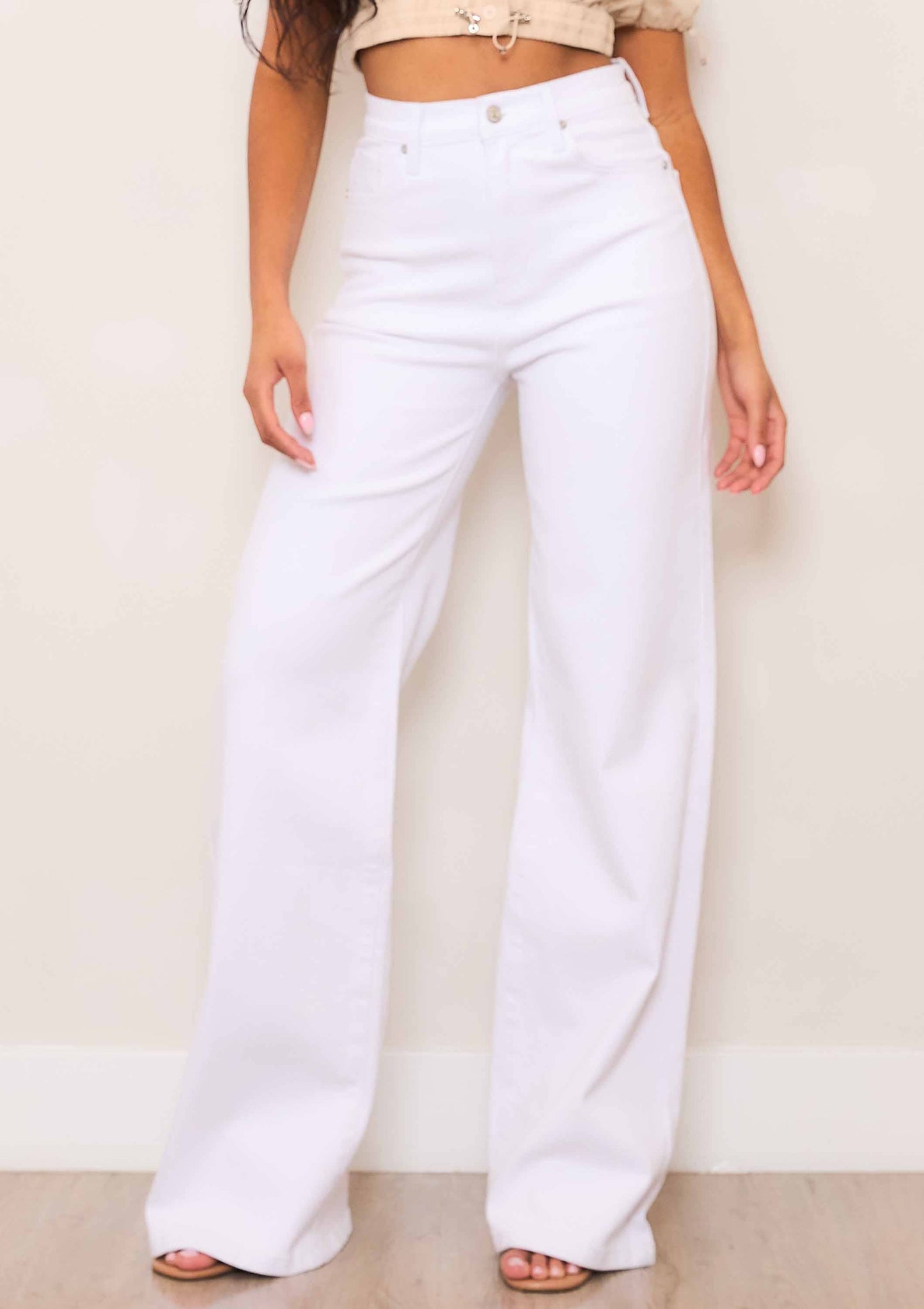 TESSA WHITE LEG JEANS