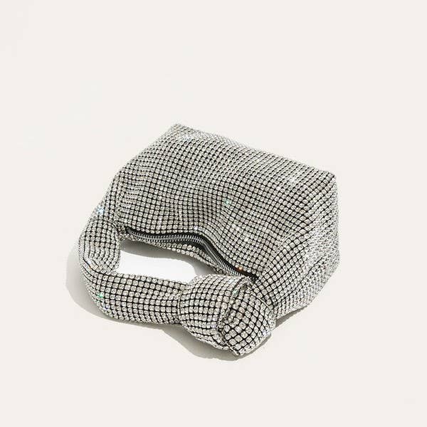 FULLY COVERED RHINESTONE EVENING CLUTCH HAND BAG