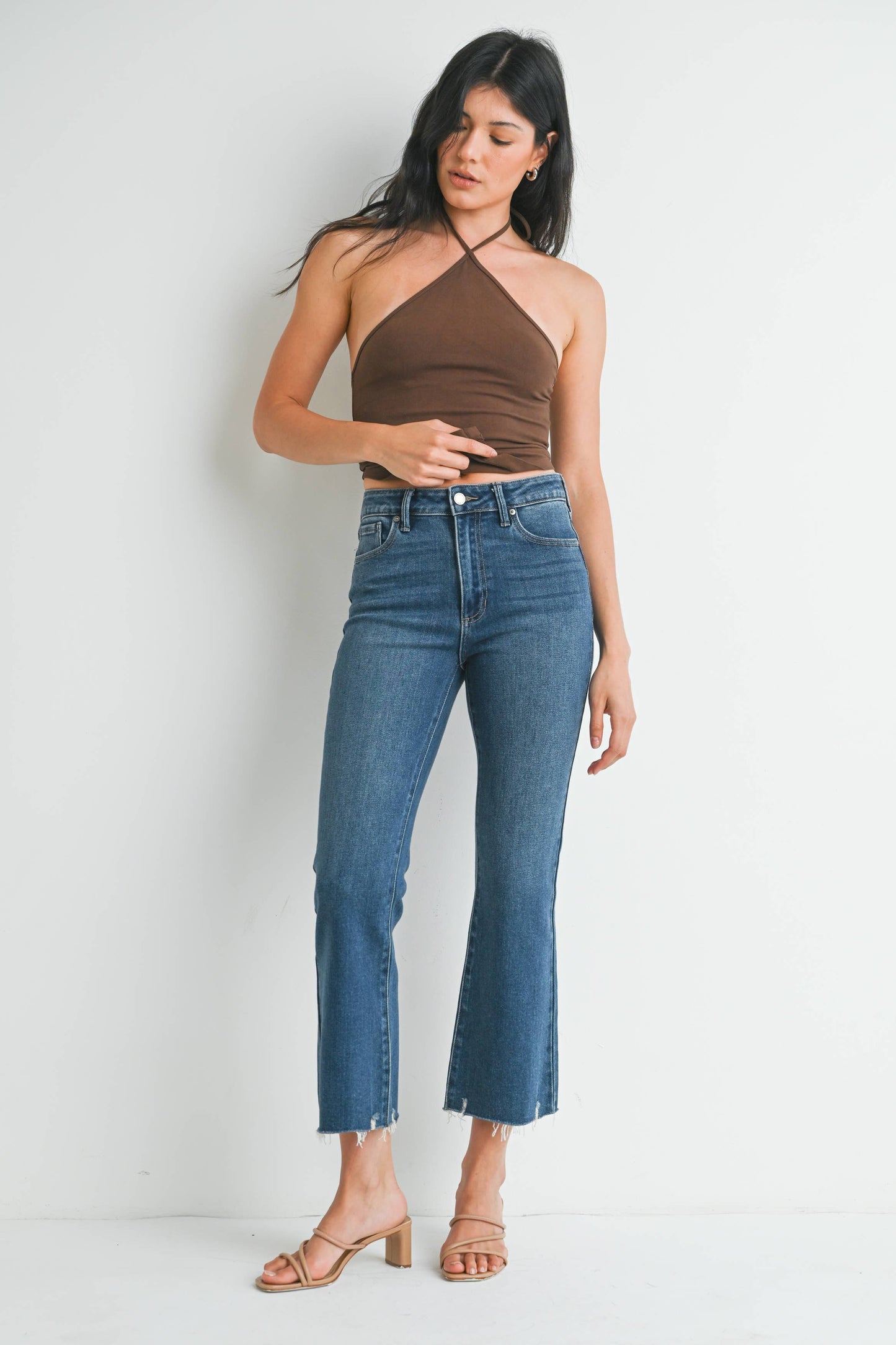 Brenda Distressed Hem Denim