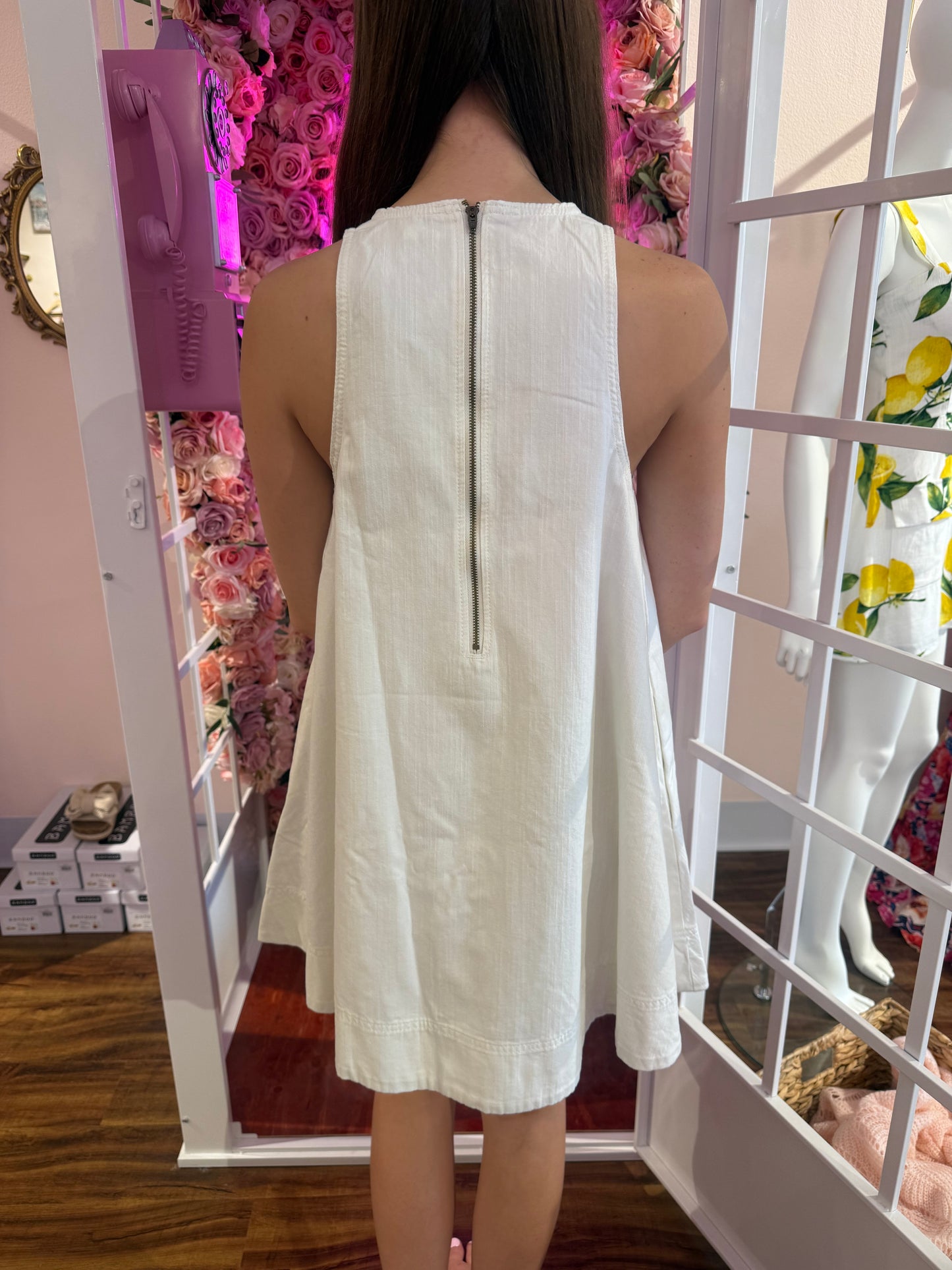 Gracie linen dress