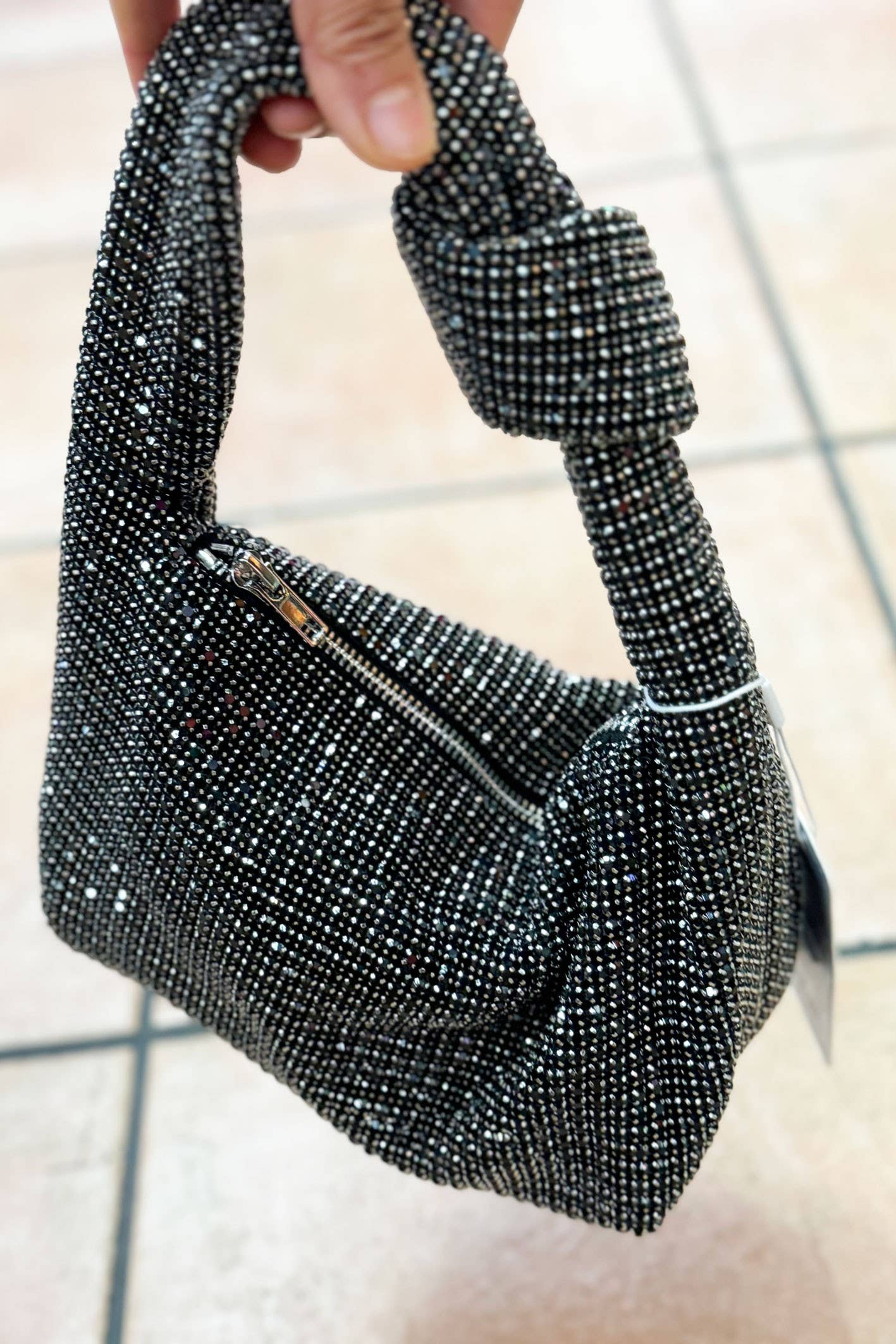 FULLY COVERED RHINESTONE EVENING CLUTCH HAND BAG