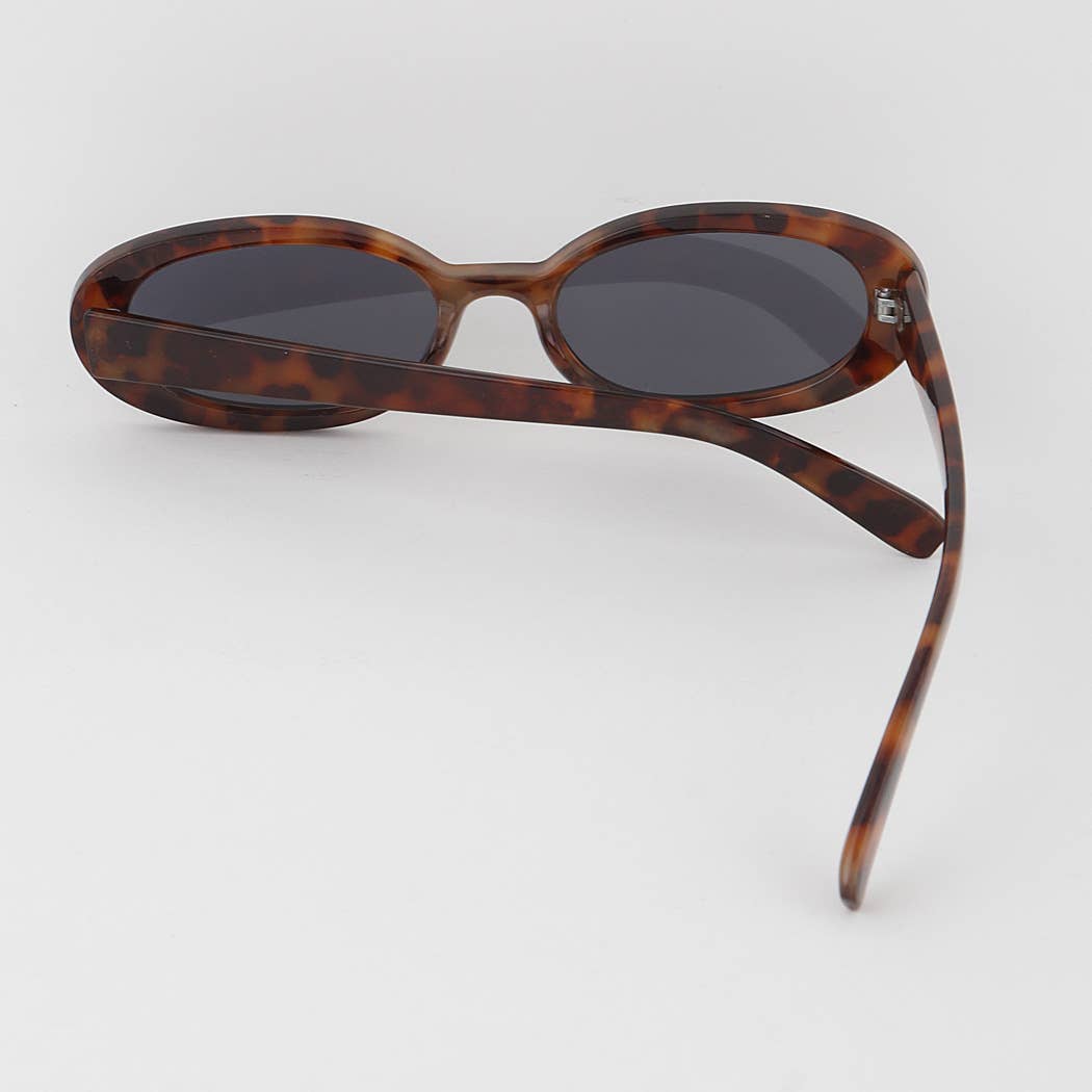 Classic Oval Tinted Sunglasses