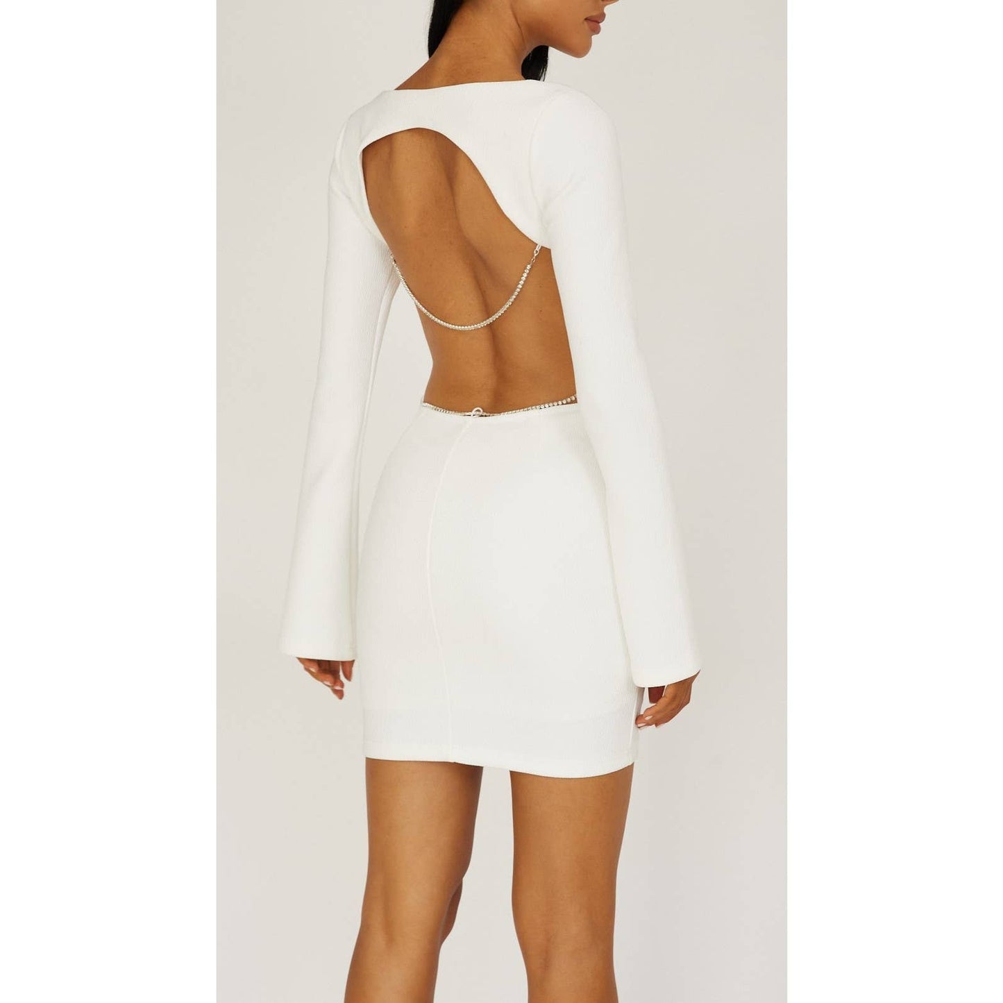 Brenda white Diamond dress
