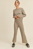 Camila Wide Ribbed Knit Sweater
