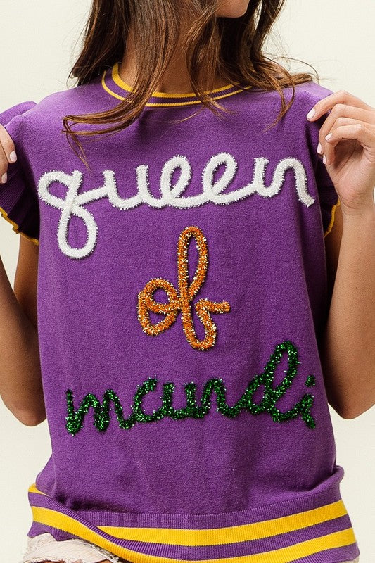 Queen of Mardi Top