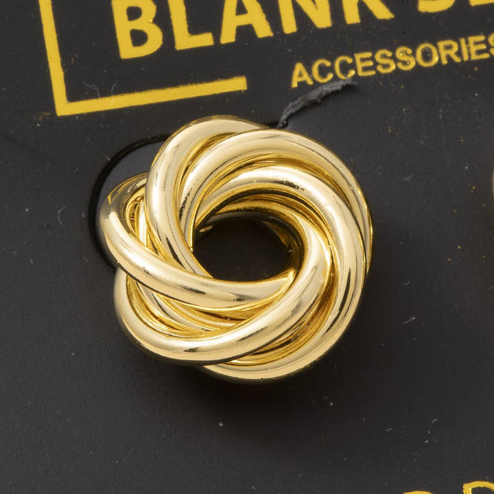 Swirl Knot Statement Earrings