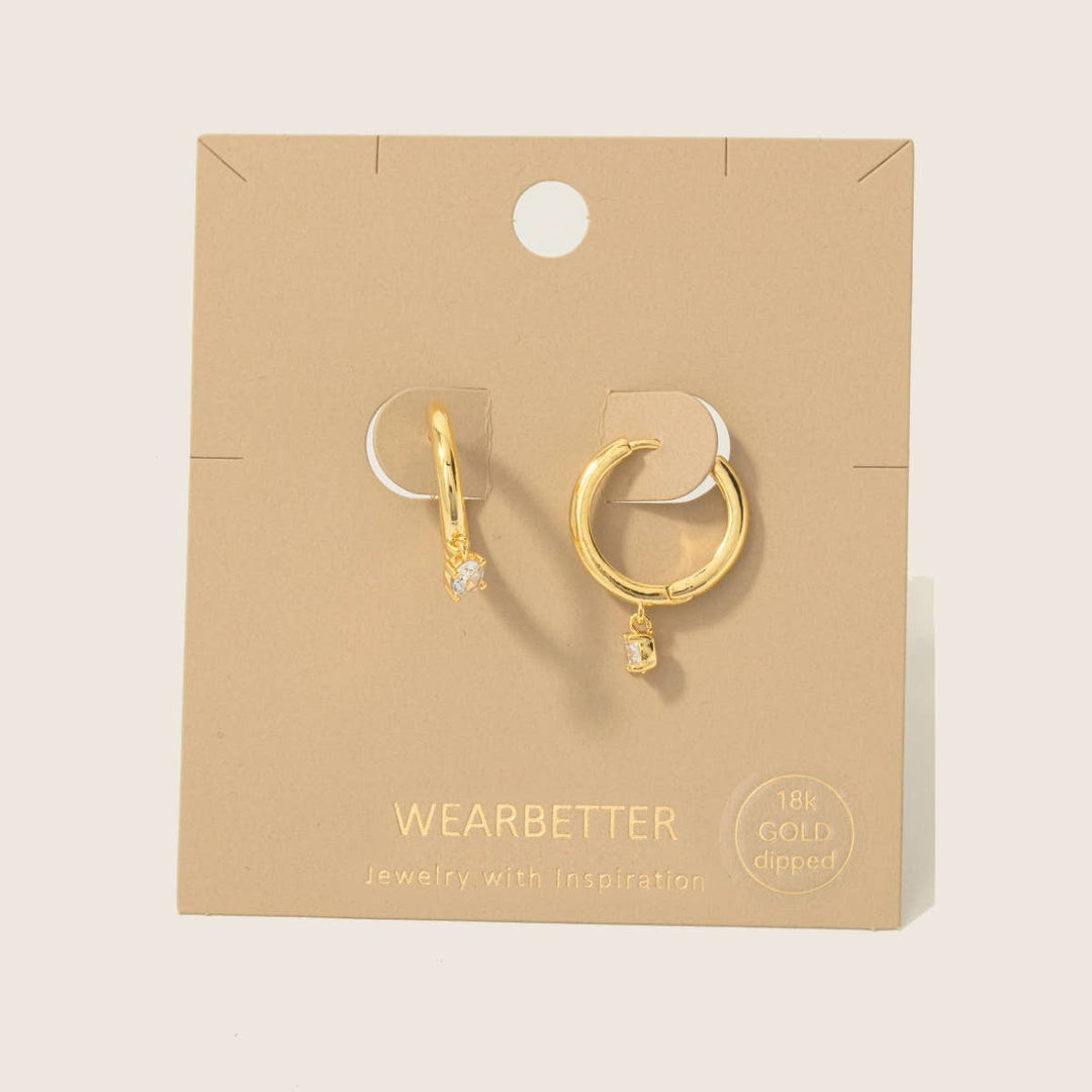 Charm Hoop Earrings