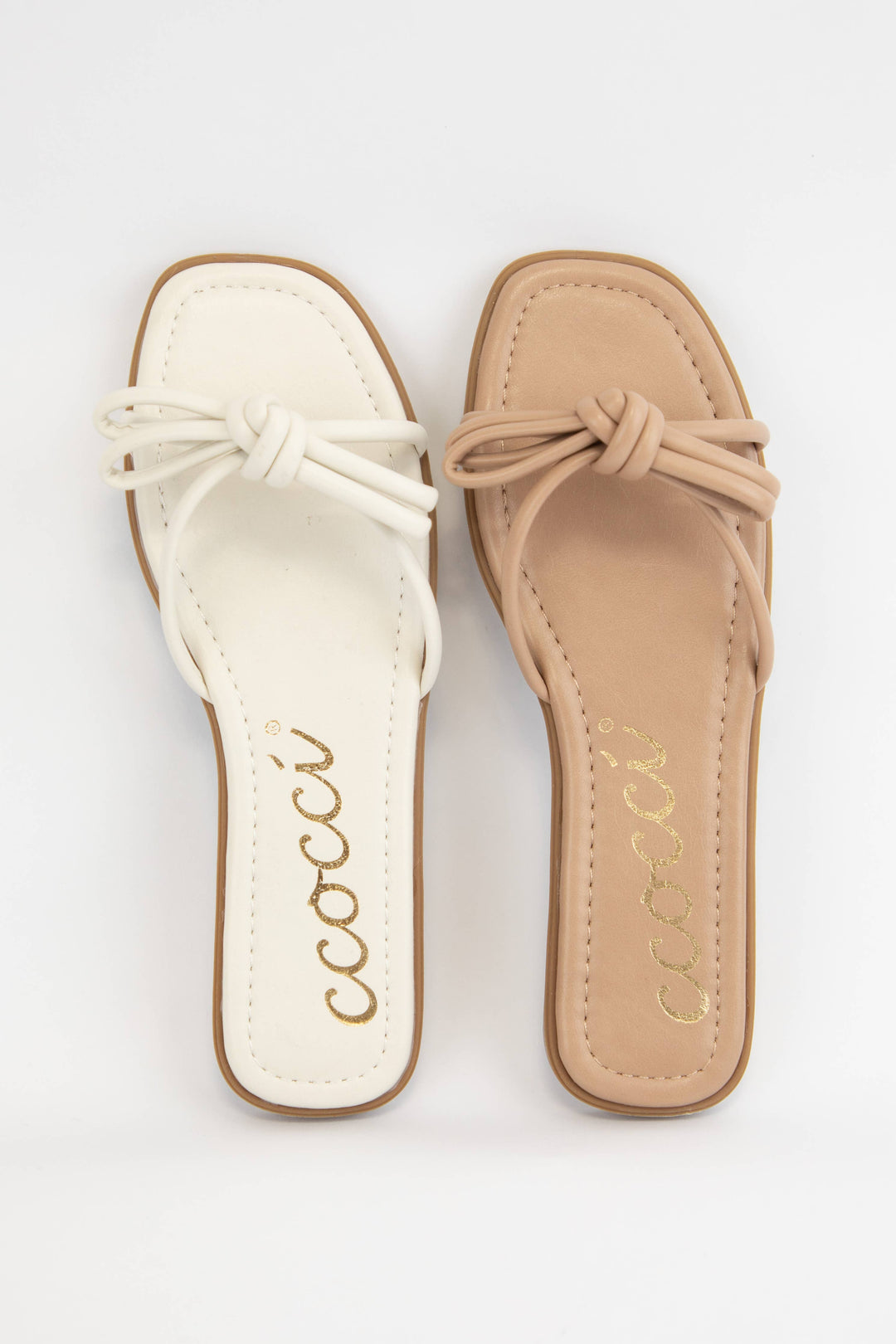 CIARA BOW KNOTTED SLIP ON SANDAL