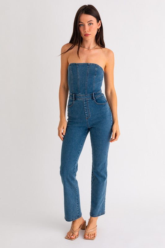 Jen Denim Jumpsuit