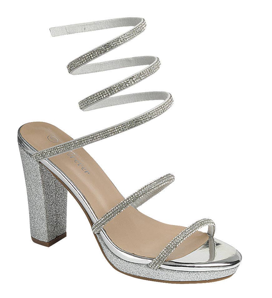 Forever SCOBLE-32 Women's Glamorous Strappy Heeled Sandals