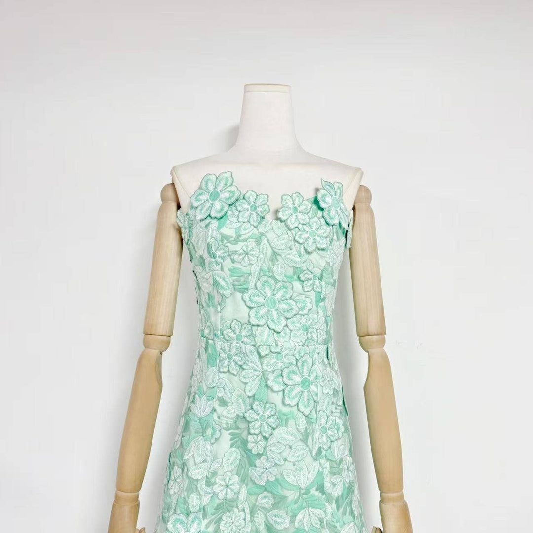 Alice Strapless Mesh Gown