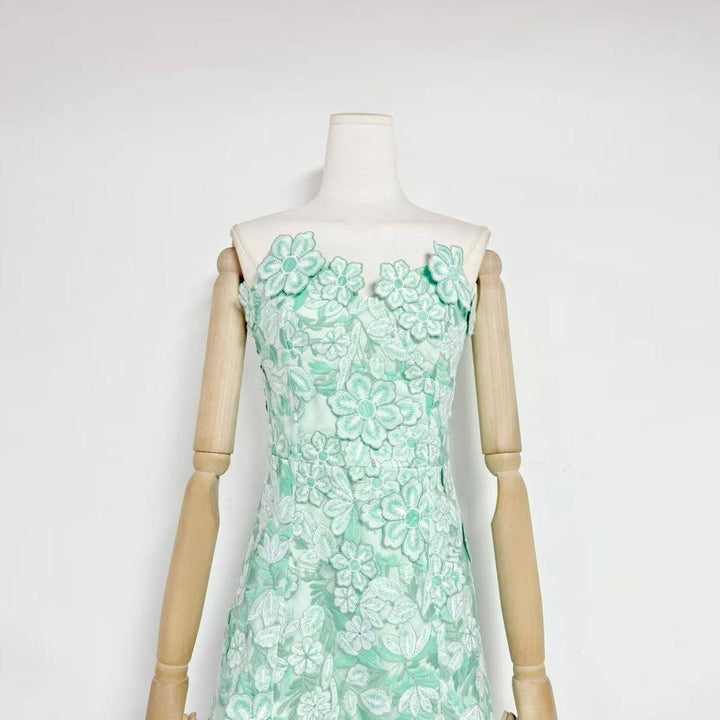 Alice Strapless Mesh Gown