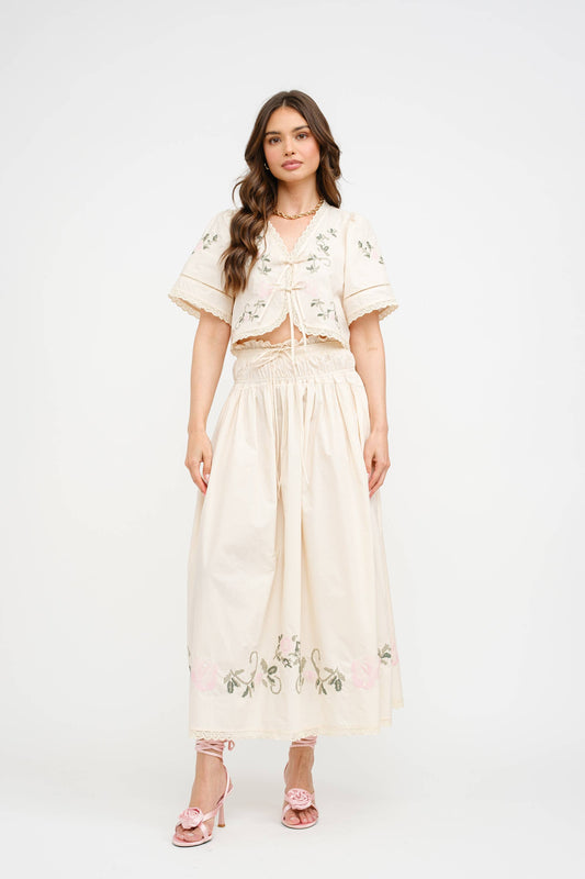 SIVAN CREAM BLOUSE