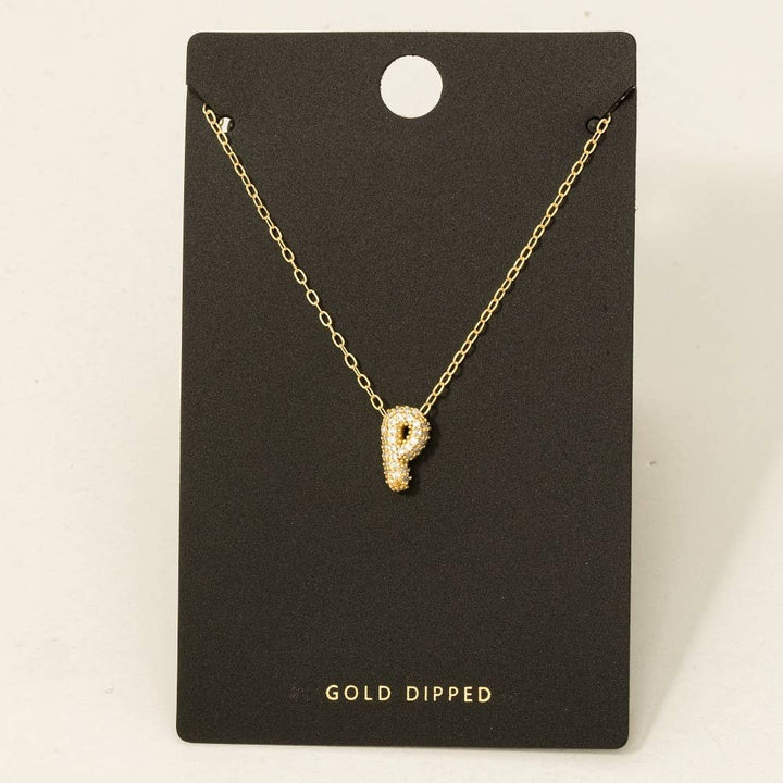 Gold Letter Necklace
