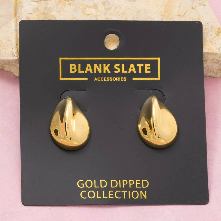 Teardrop Stud Earrings