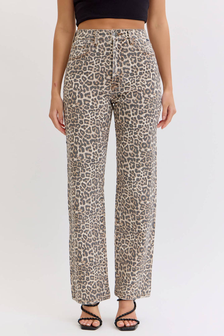 Meghan Leopard Jeans