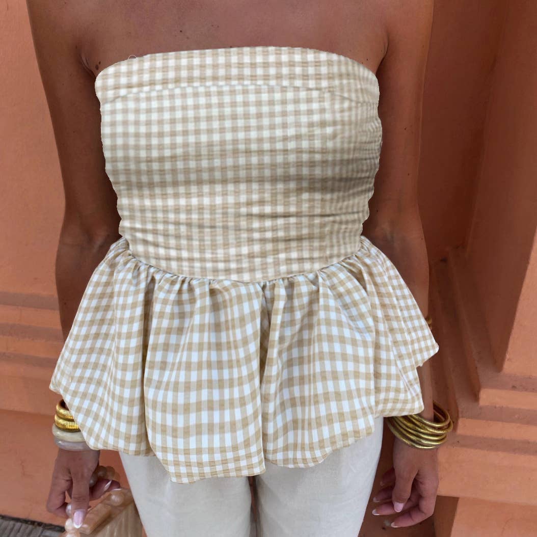 Naomi Gingham top
