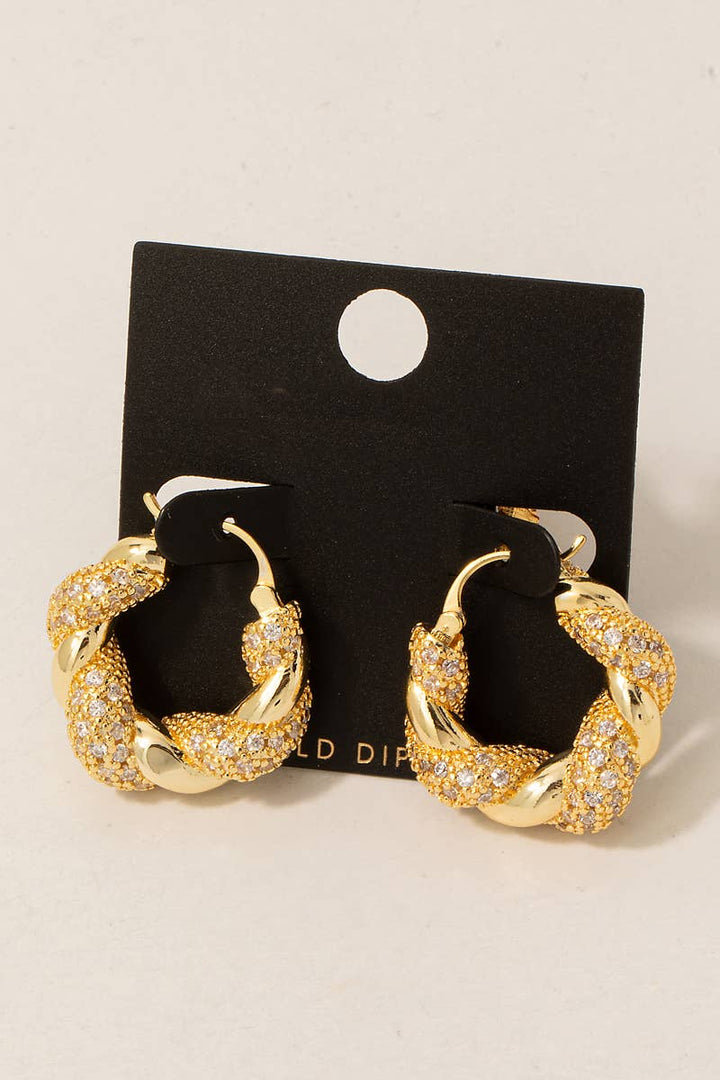 Braided Hoop Earrings