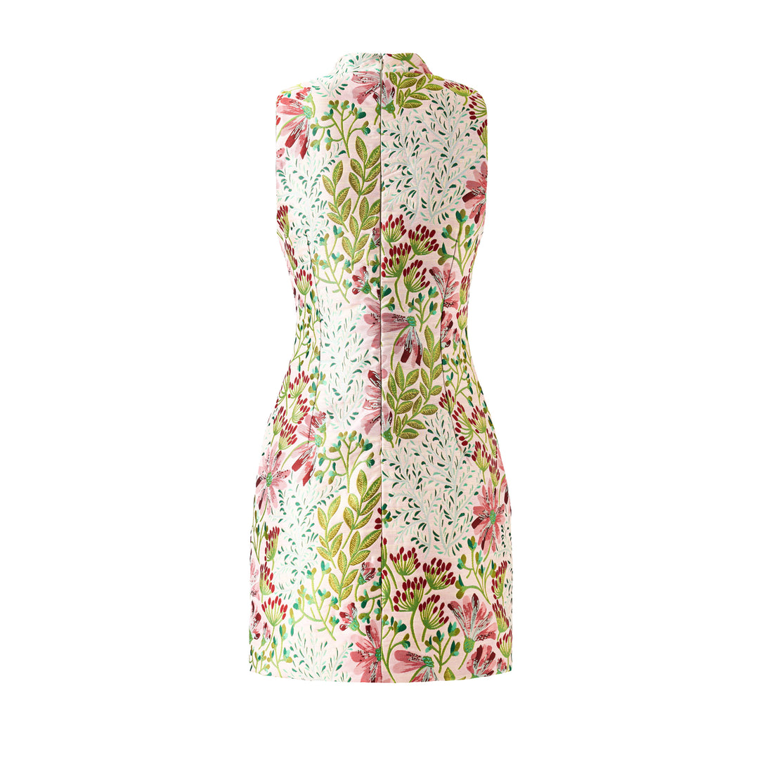 Amber Jacquard Mini Dress