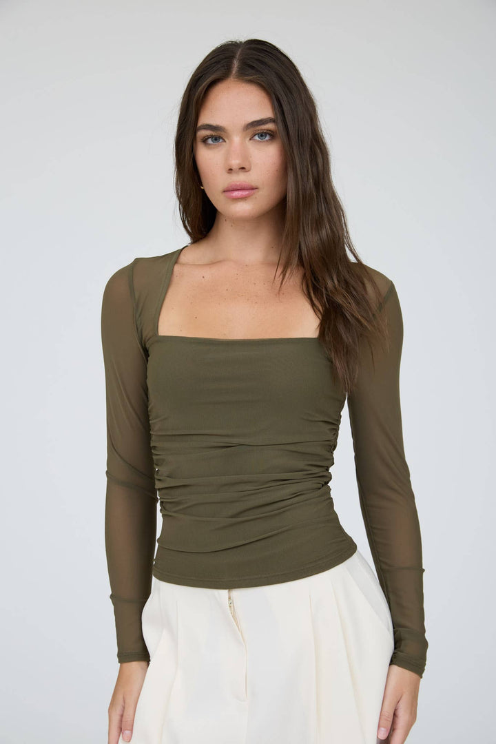 Maddie Mesh Long Sleeve