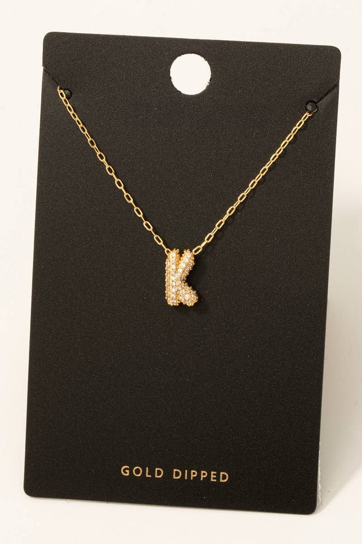 Gold Letter Necklace