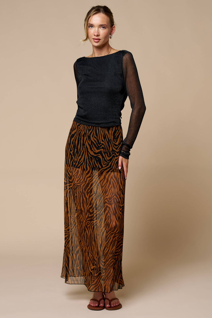 Tiger Babe Maxi Skirt