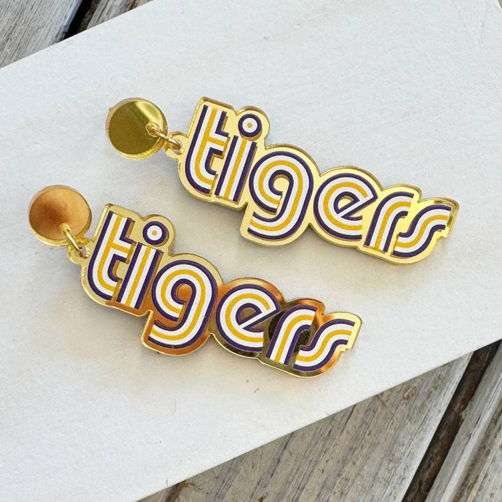 LSU Tigers Earring