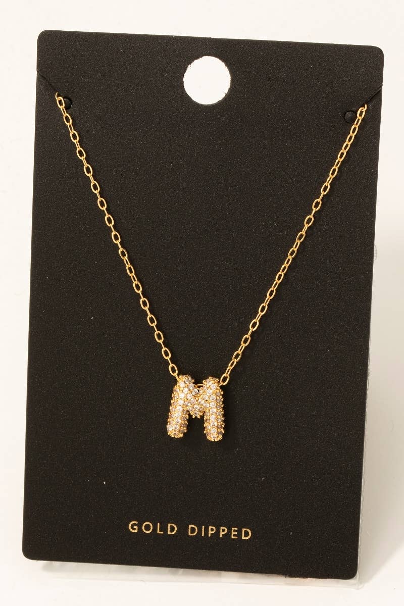 Gold Letter Necklace