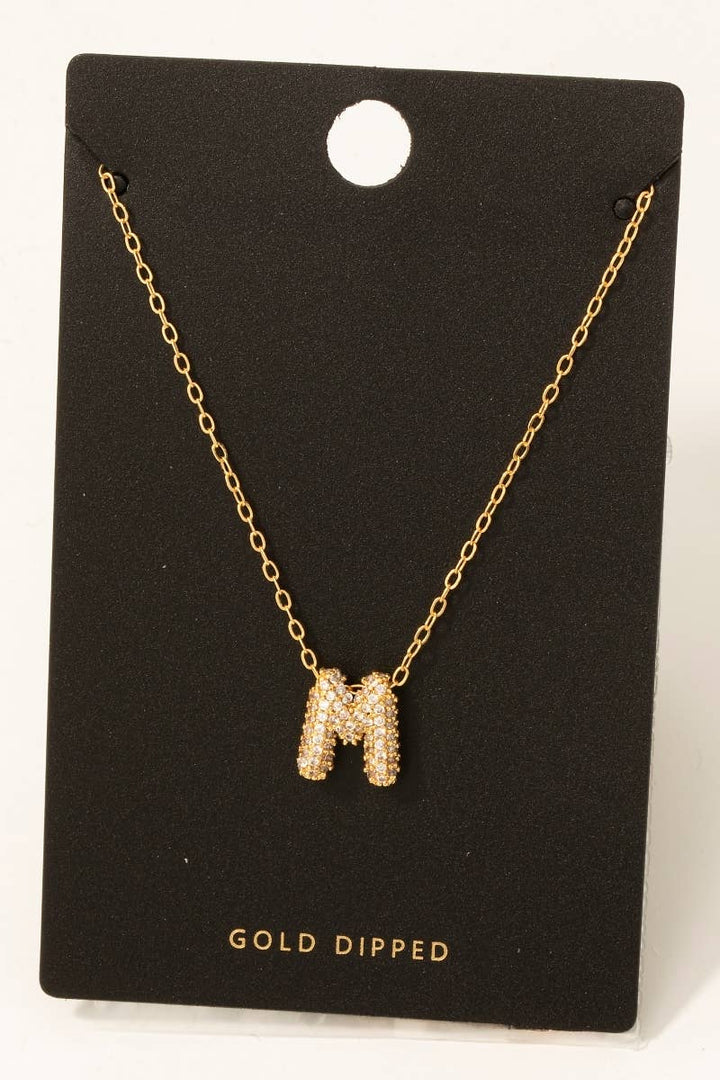 Gold Letter Necklace