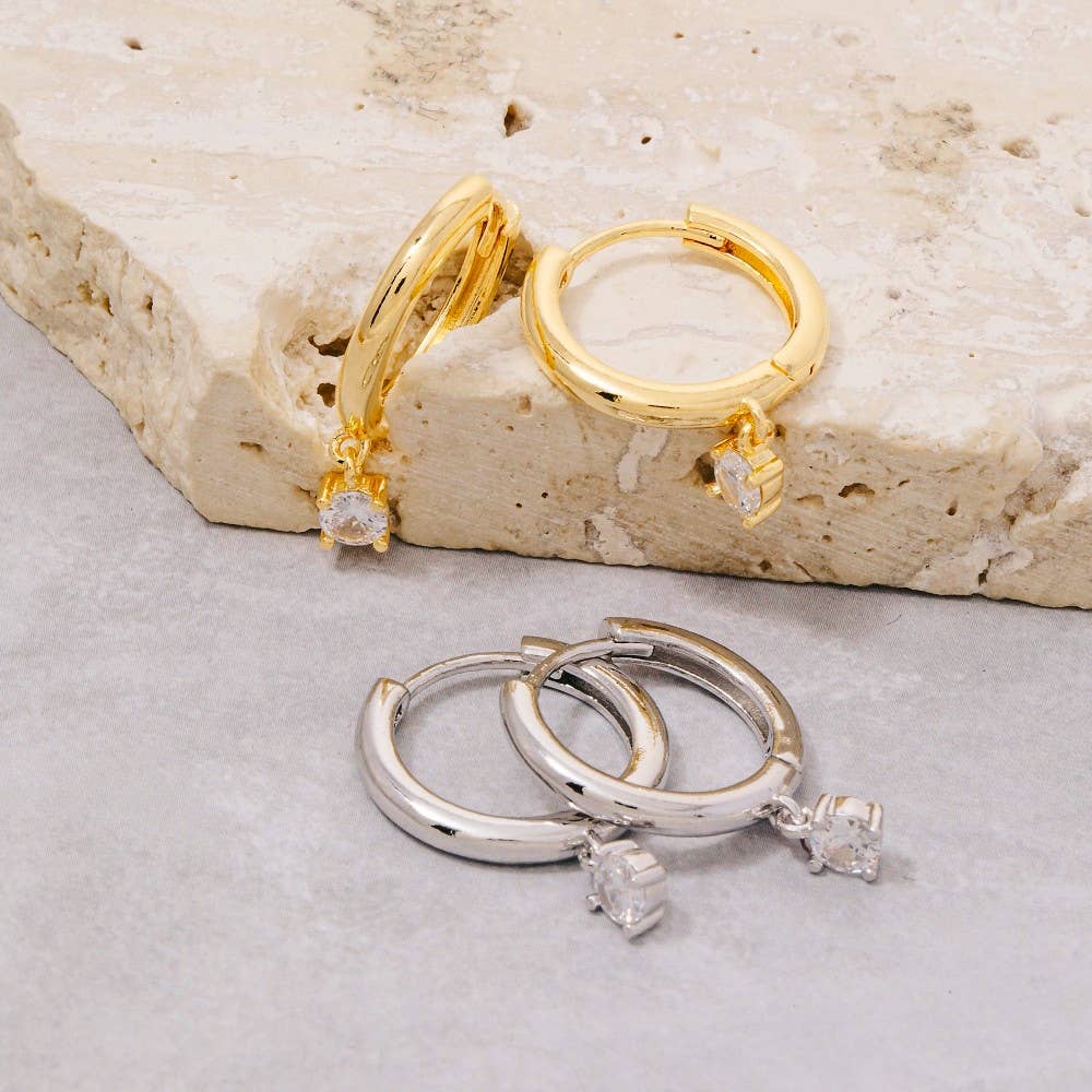 Charm Hoop Earrings