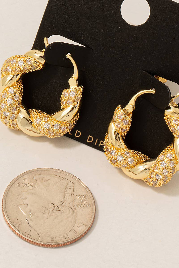 Braided Hoop Earrings
