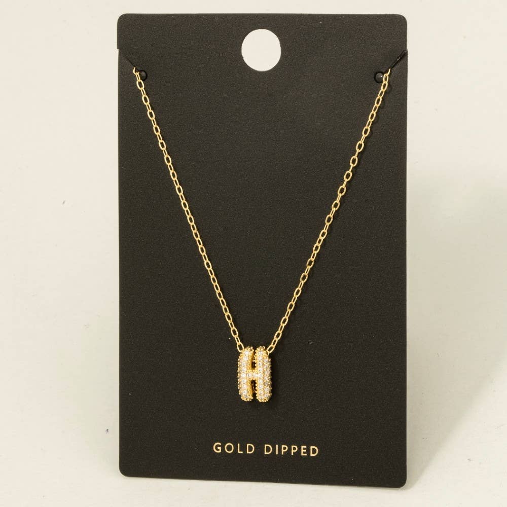 Gold Letter Necklace