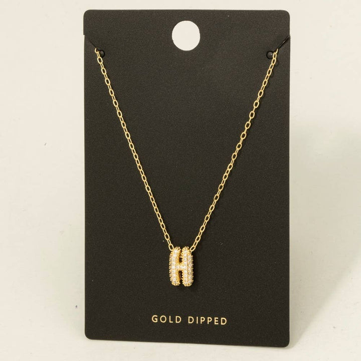 Gold Letter Necklace