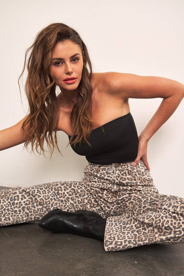 Meghan Leopard Jeans