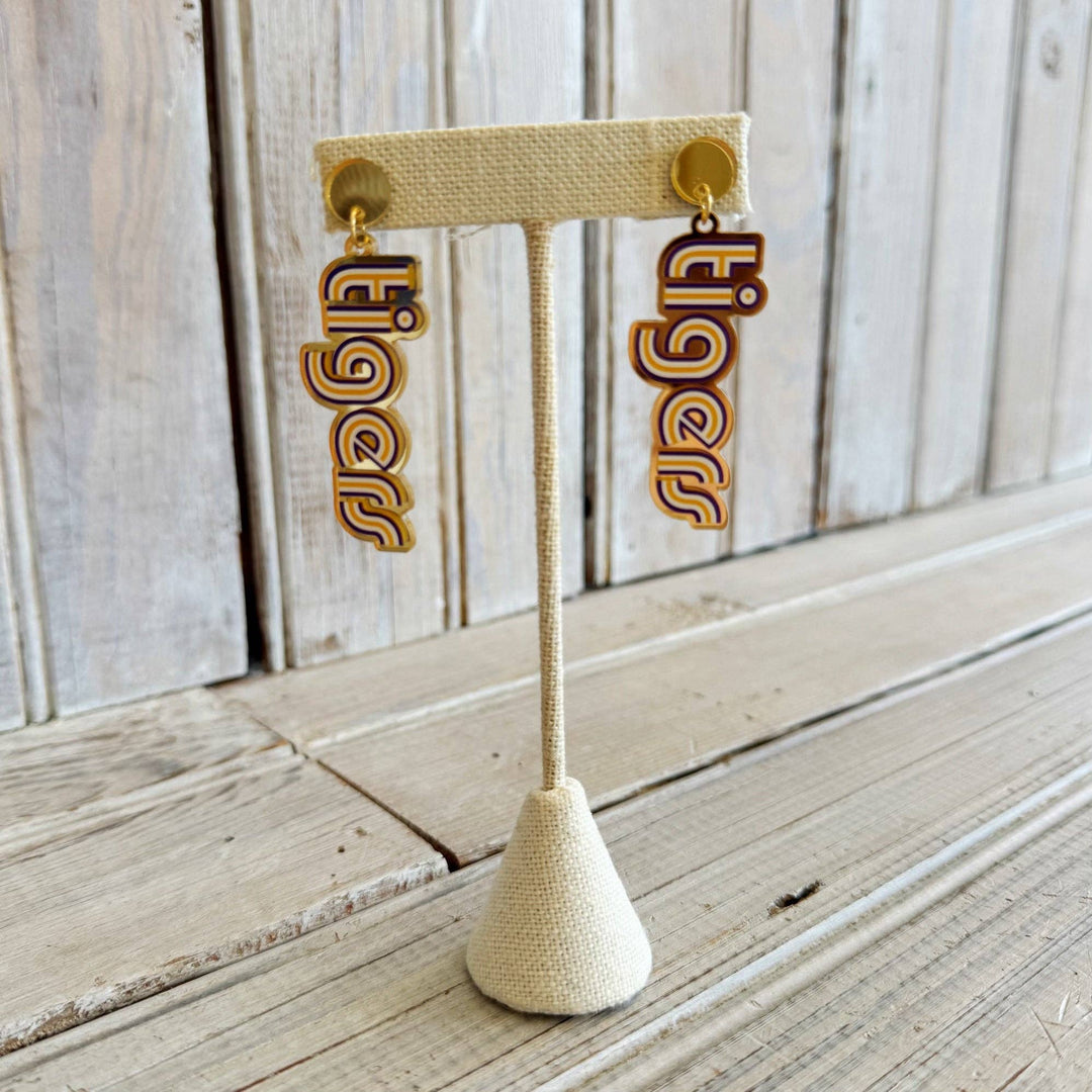LSU Tigers Earring