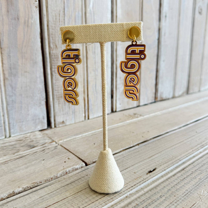 LSU Tigers Earring